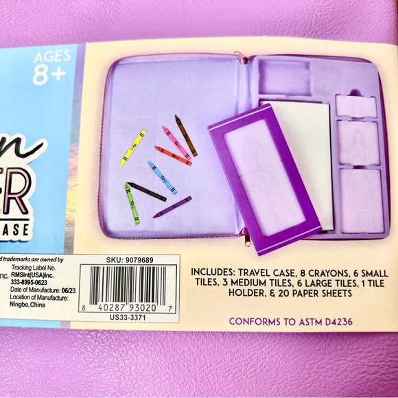 Crafted by U Fashion Designer Sketch Travel Set for Girls - Picture 9 of 11